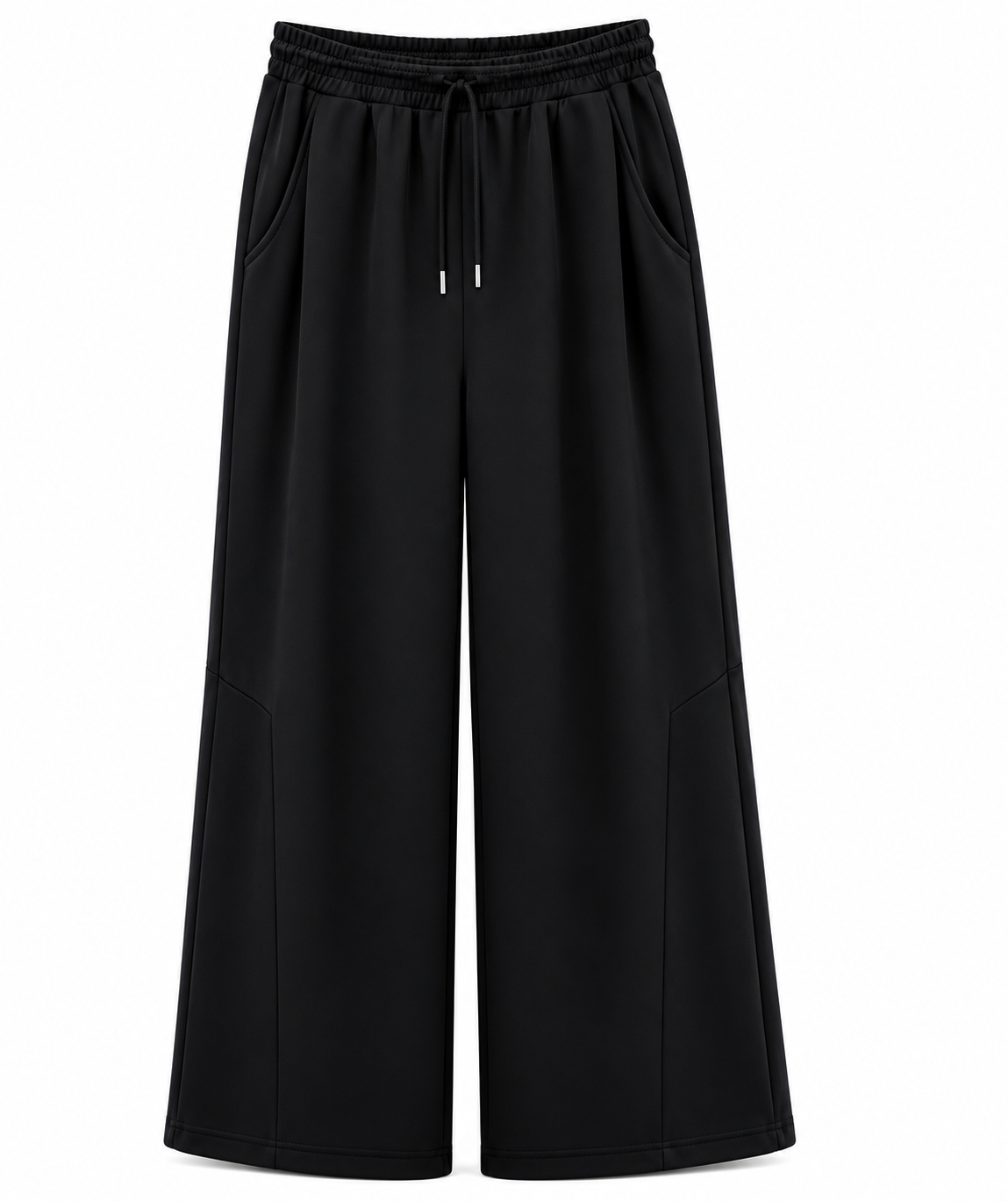 Black Wide-Leg Pants