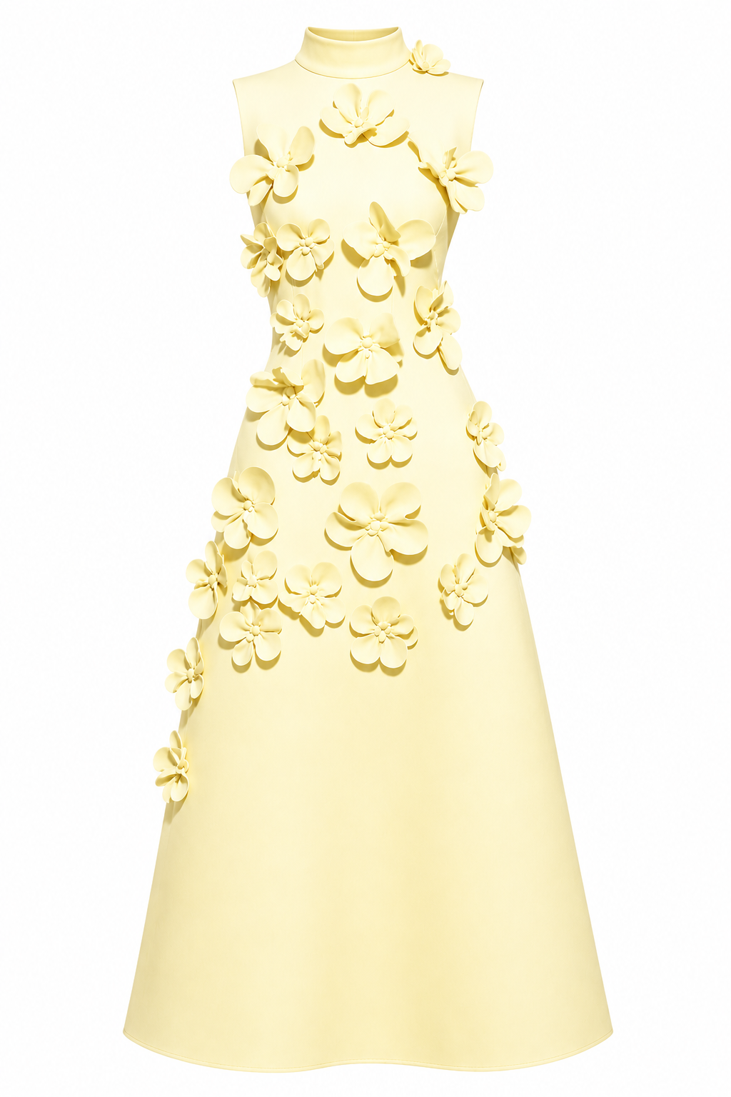 Yellow long bloom dress (Copy)