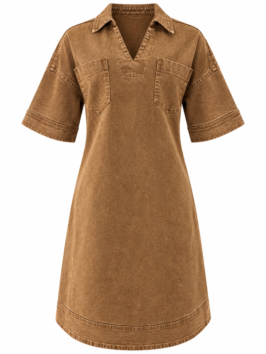 Mocha Muse Denim Dress