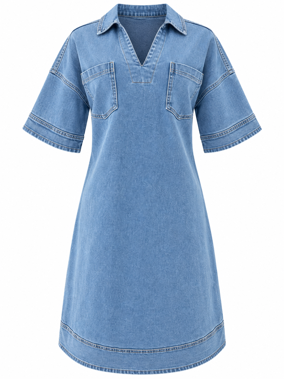 Skyline light Denim Dress