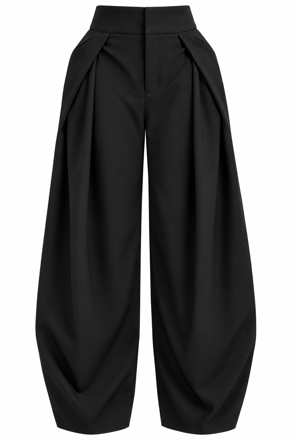 The Black Pleated Pants