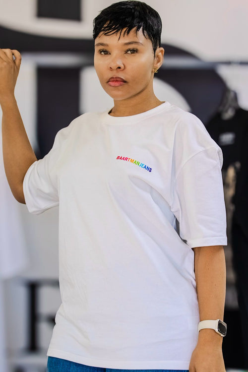 Baartman White Graphic Tee