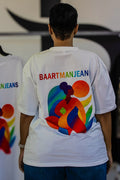 Baartman White Graphic Tee