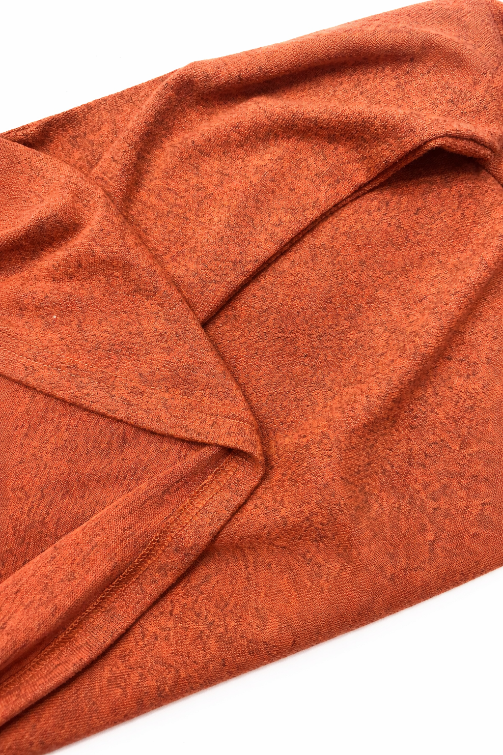 Rust Luxe High-Neck Top