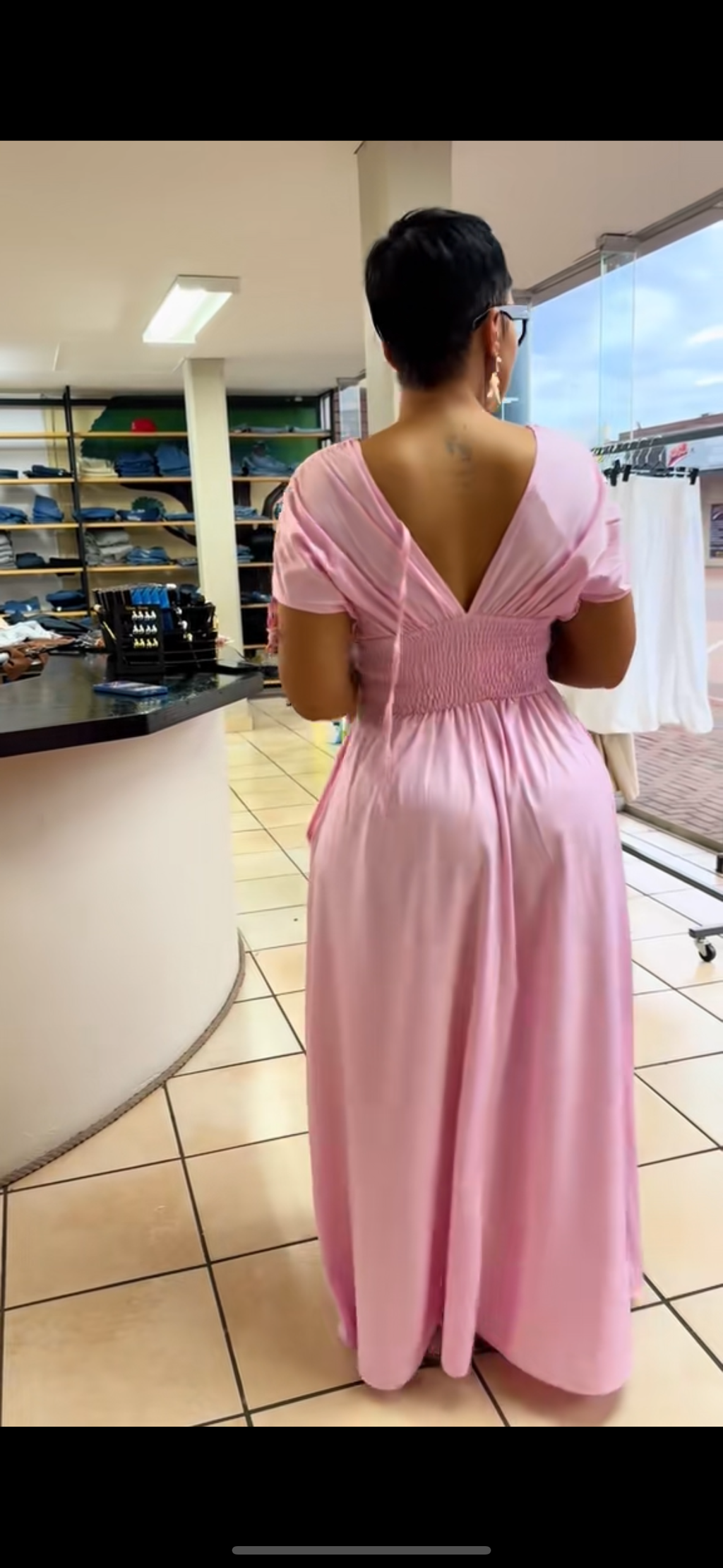 Blushing Pink Pocket Maxi
