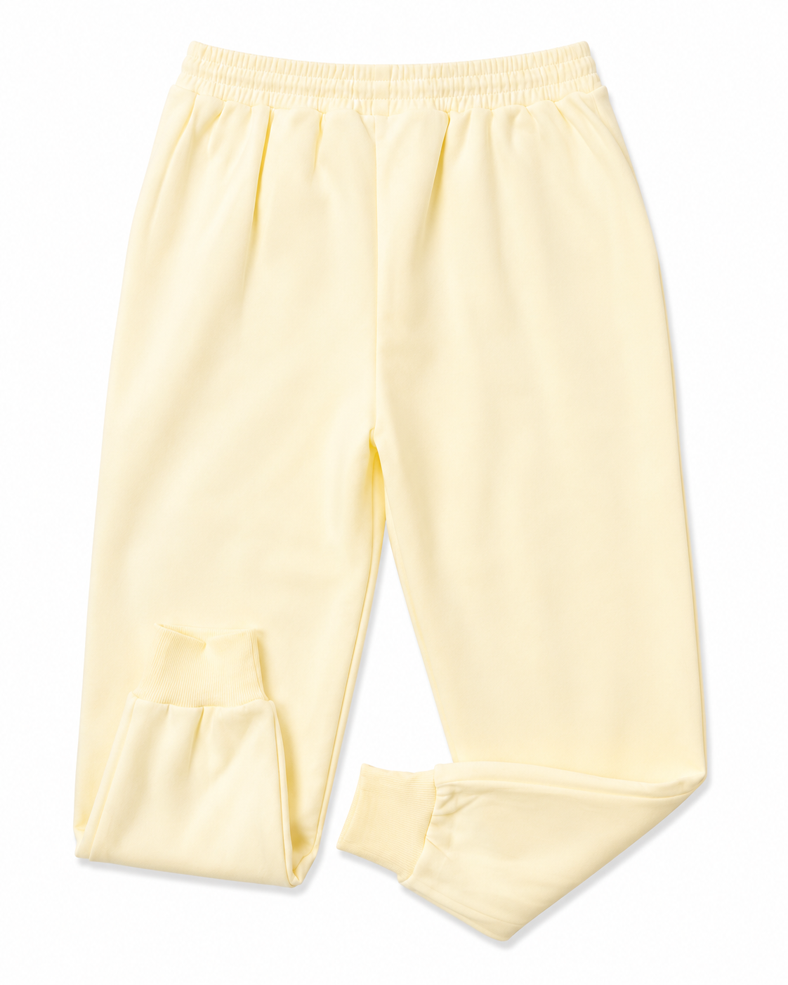 BaartmanJeans Essential Jogger – Butter Yellow with Grey Print