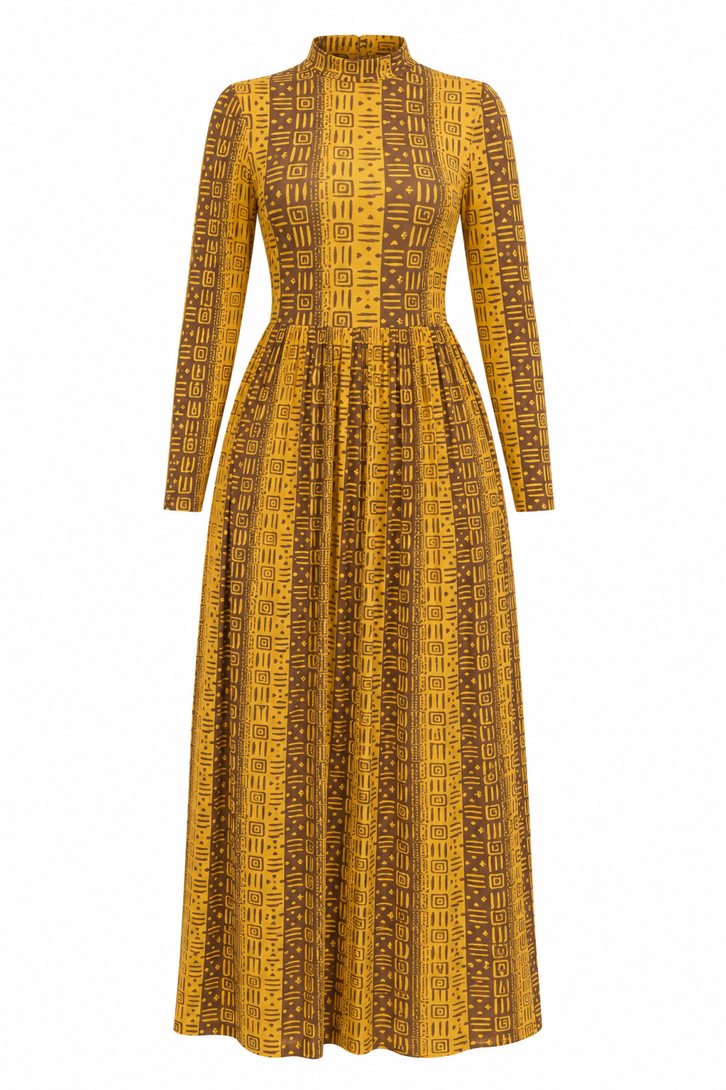 Stretchy knit maxi dress