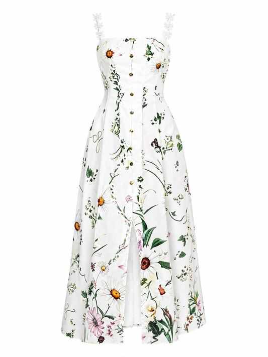 Daisy Bloom Midi Dress