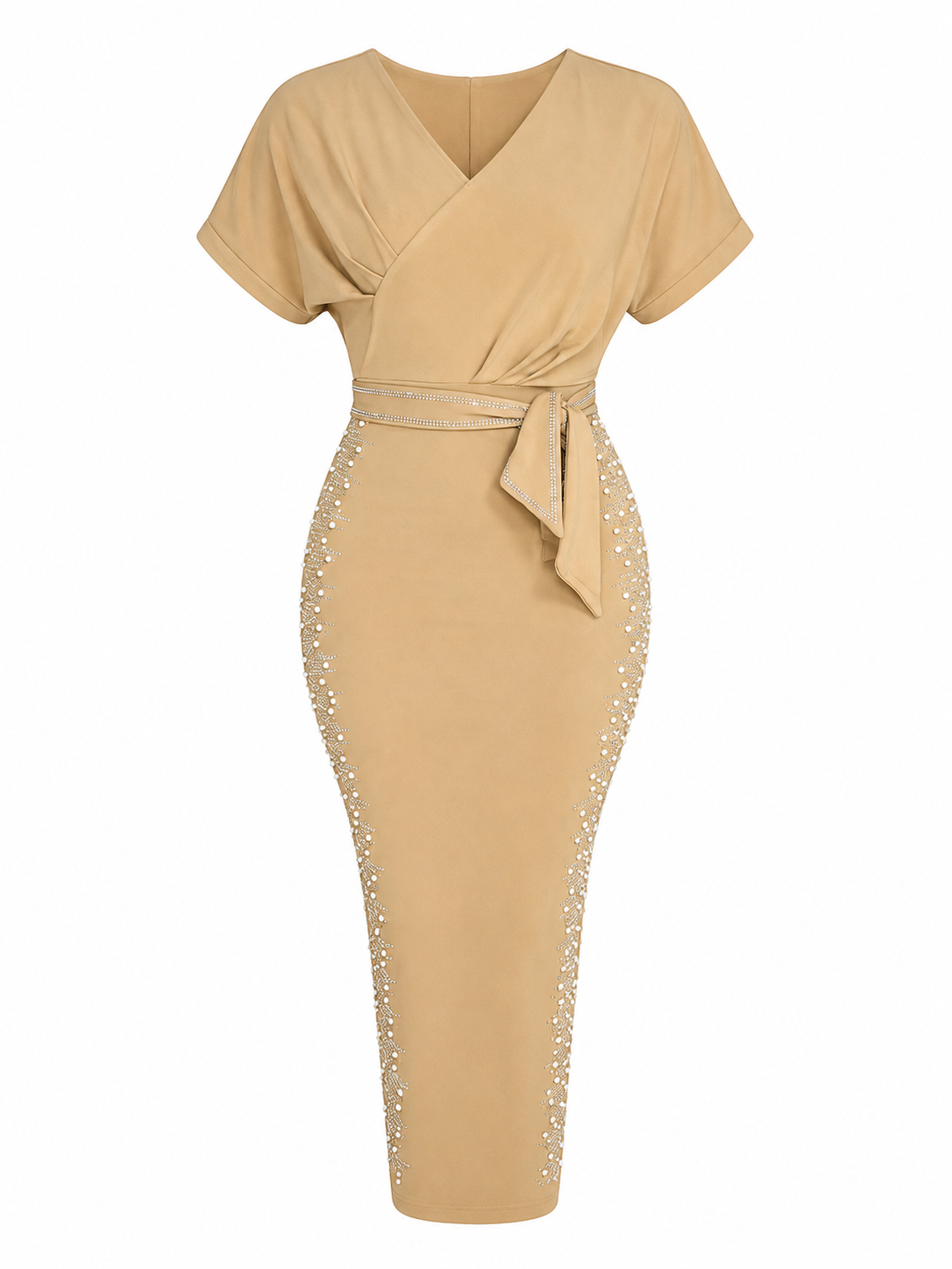 Amara Stretch Nude Dress