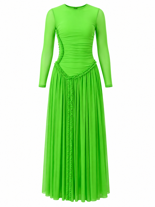 Lime Luxe Maxi Dress