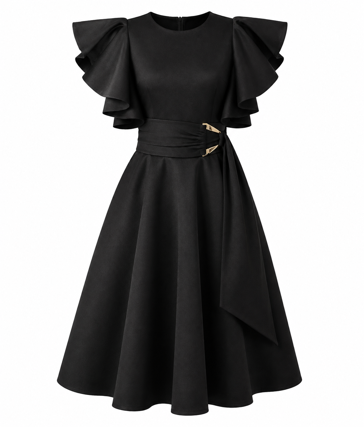 Black Midi Dress