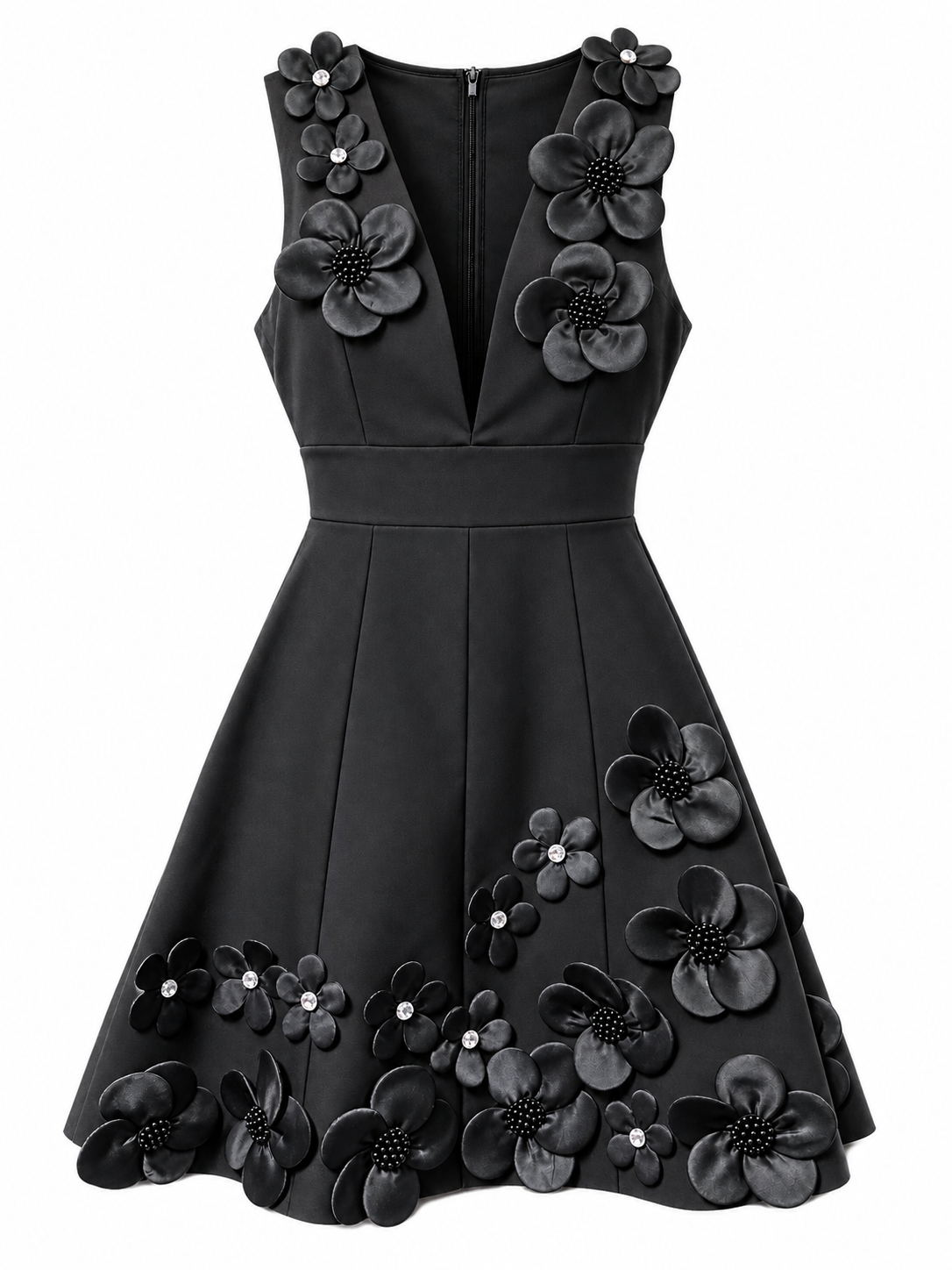 Black Bloom Dress
