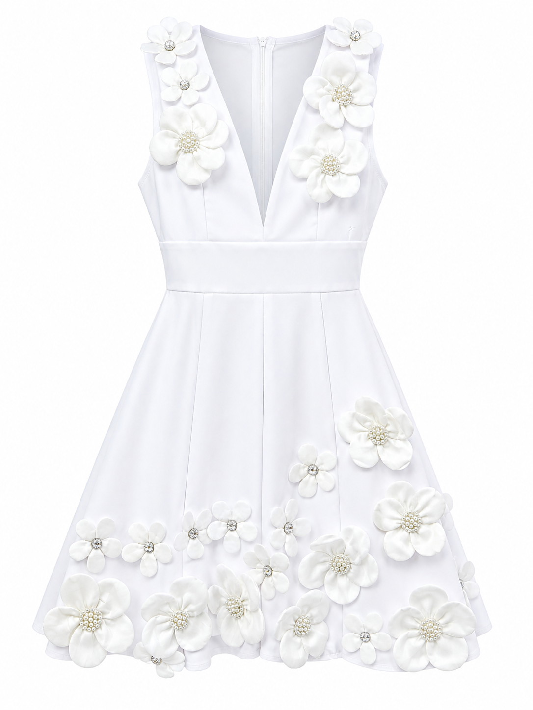 White Bloom Dress