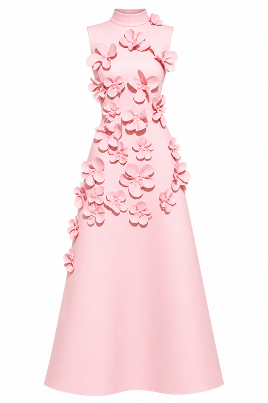 Pink long bloom dress (Copy 2)