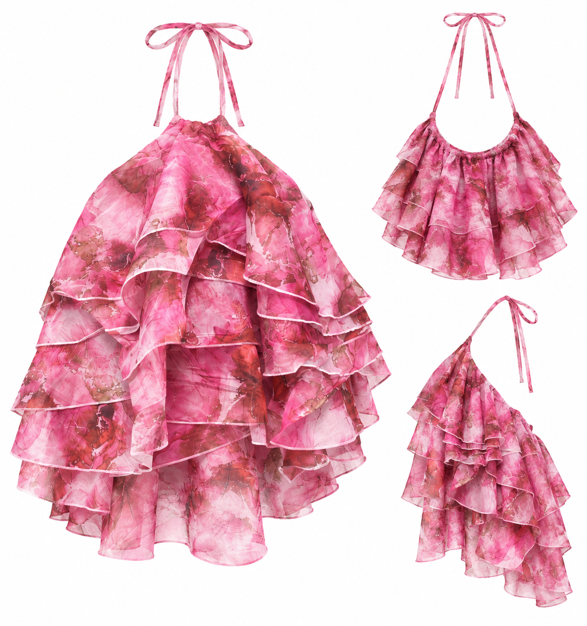 The Rosé Ruffle Top