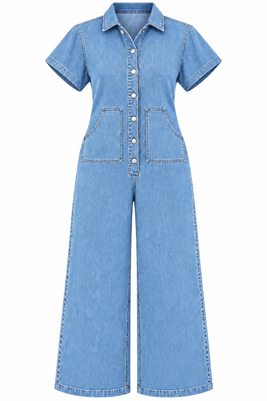Light Denim Jumpsuit
