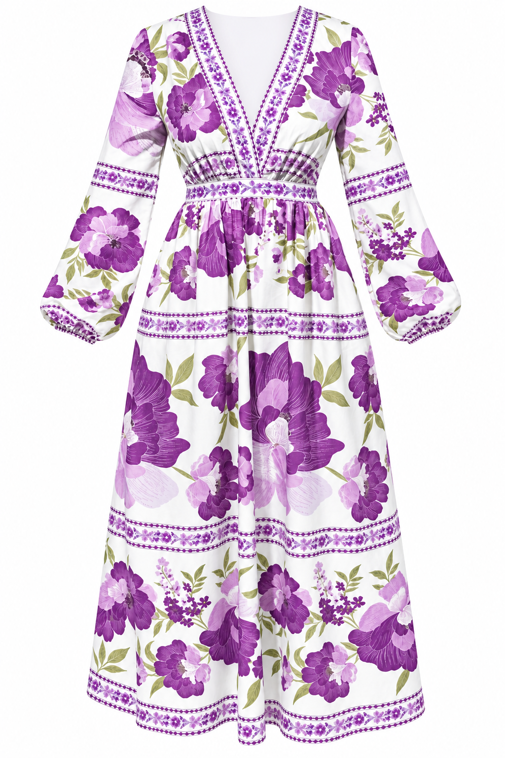 Lavender Bloom Maxi Dress
