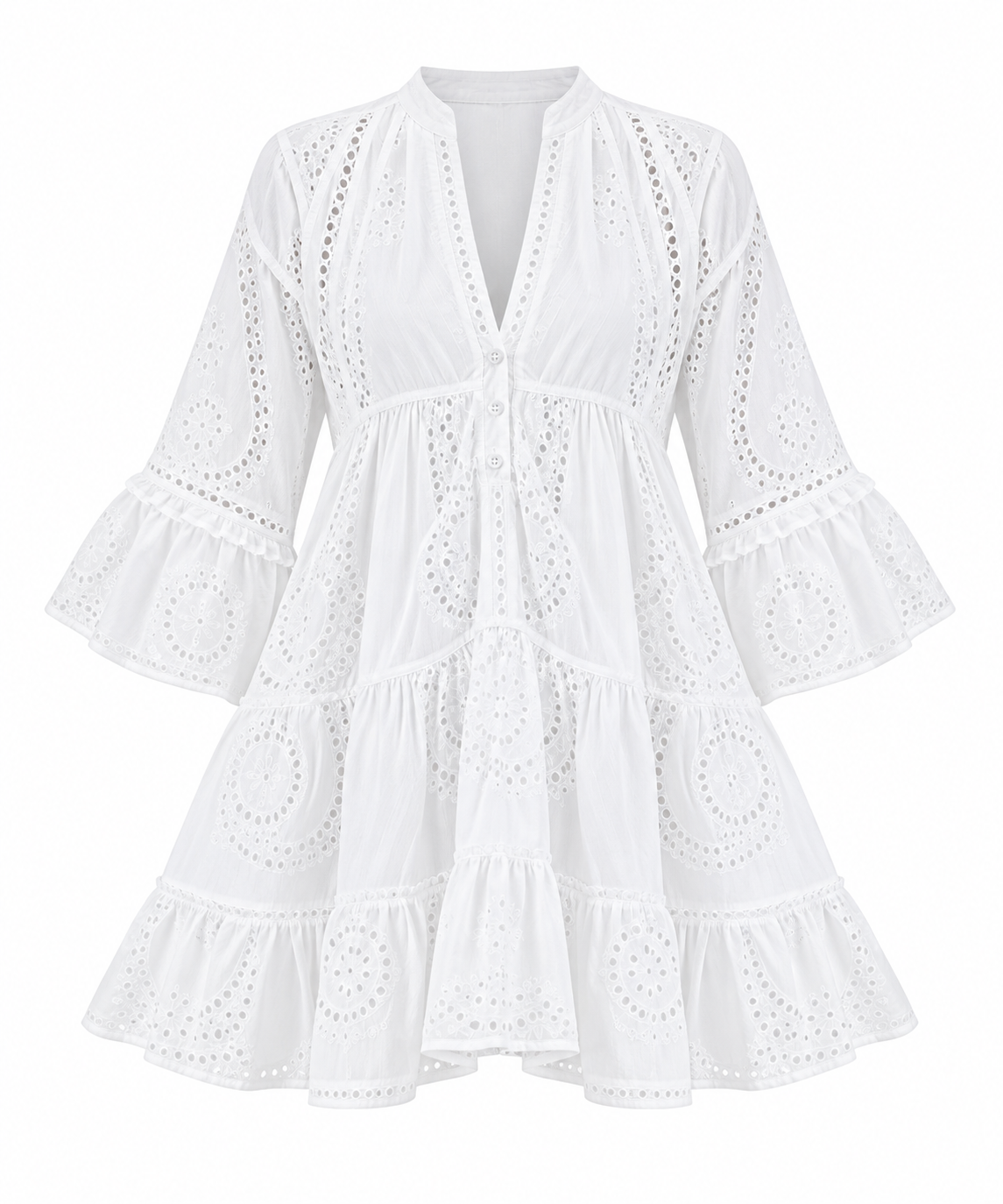White Linen Dress