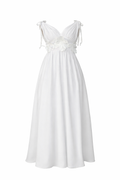 Blushing White Pocket Maxi