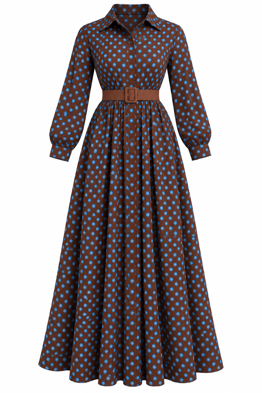 Dottie Belted Maxi Dress
