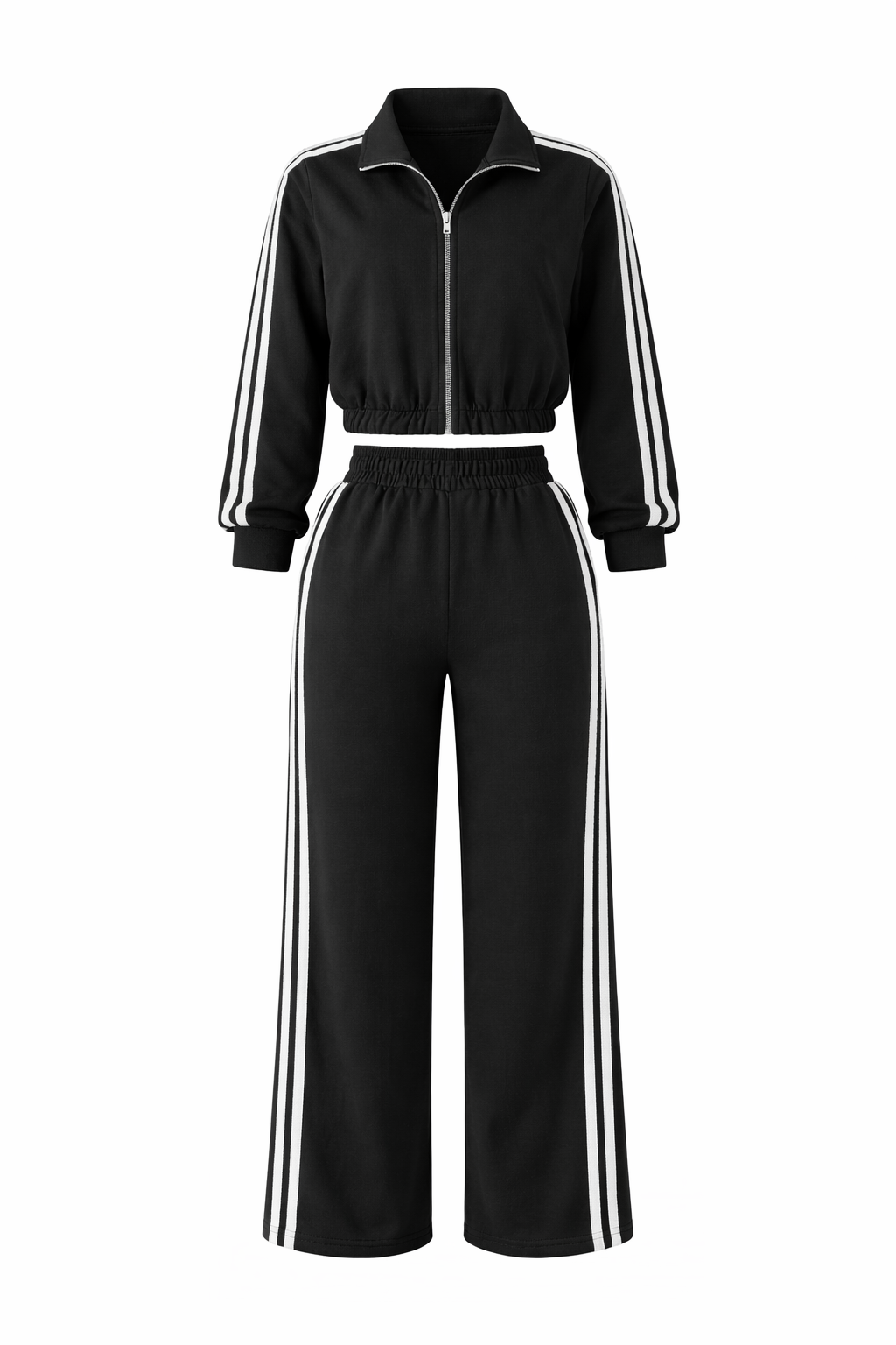 Black Tracksuit Set