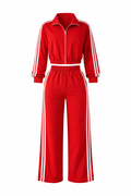 Red Tracksuit Set