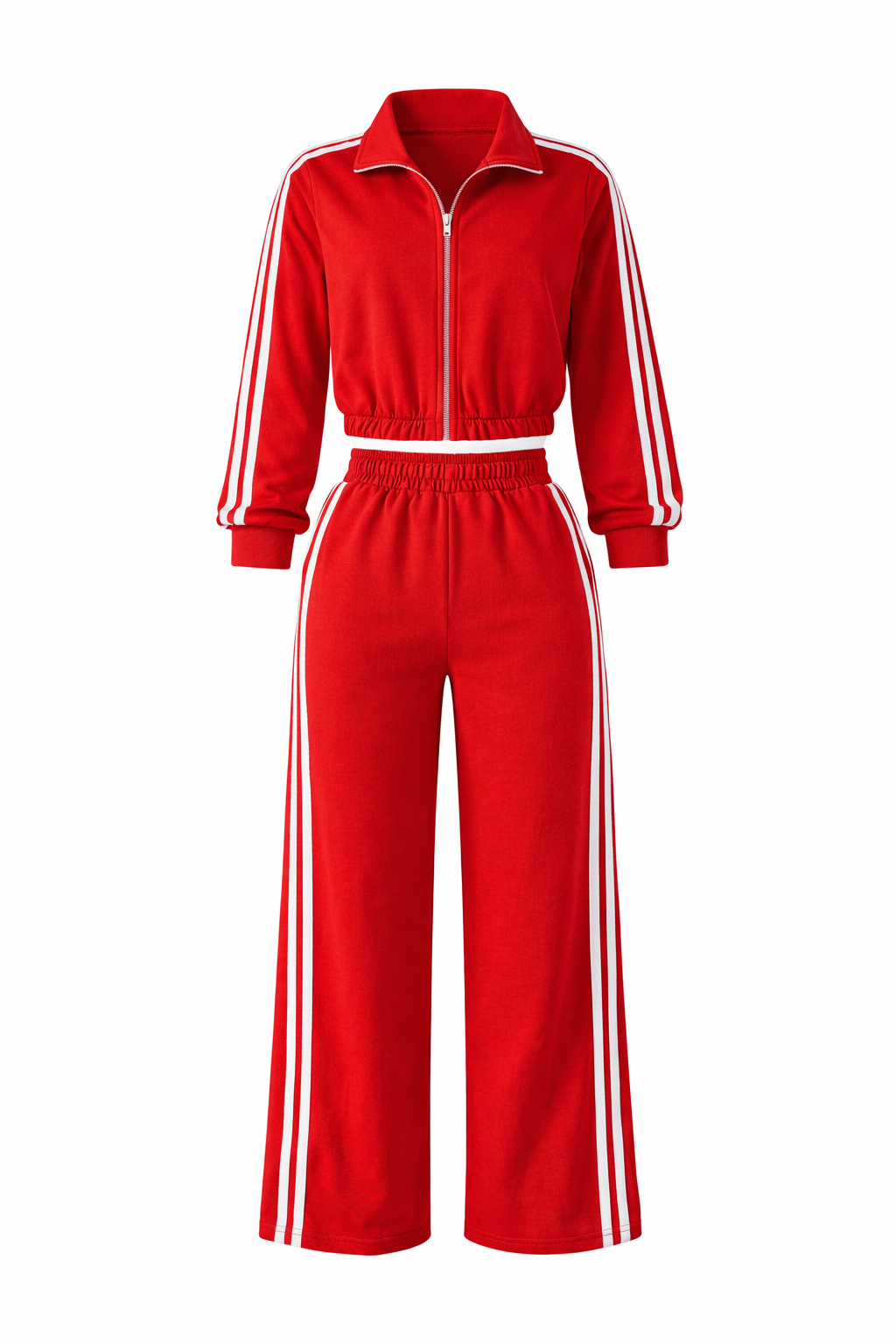 Red Tracksuit Set