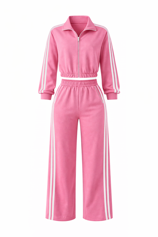 Pink Tracksuit Set