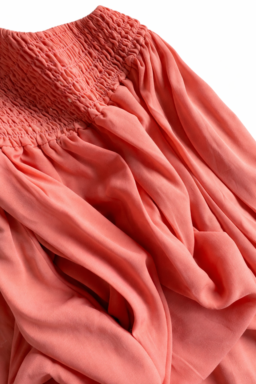 Coral Pocket Midi Skirt