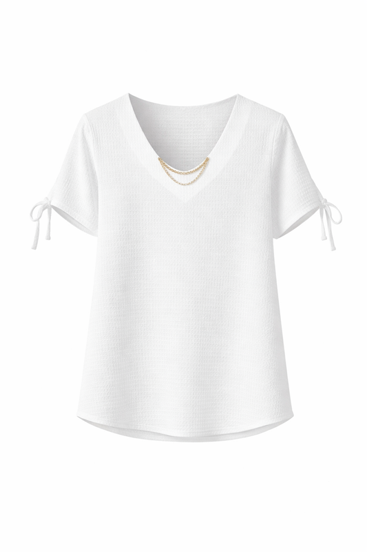 Luxe Chain Detail Top