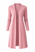 Blush Soft Knit Longline Cardigan