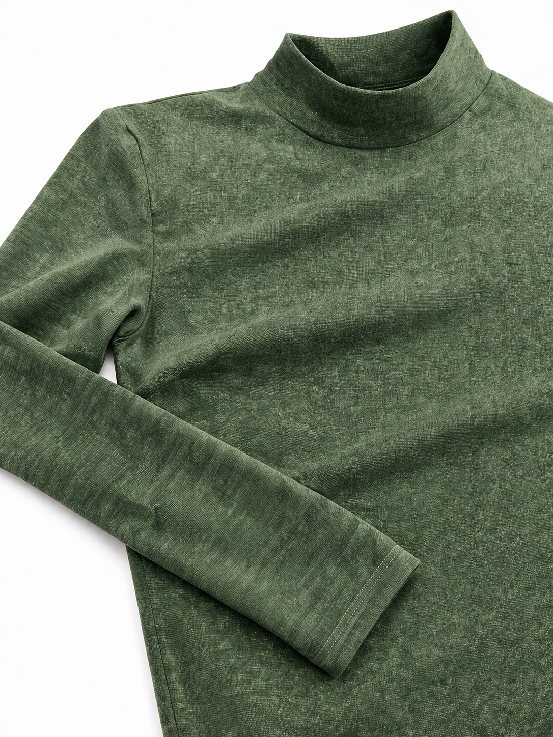 Forest Luxe High-Neck Top