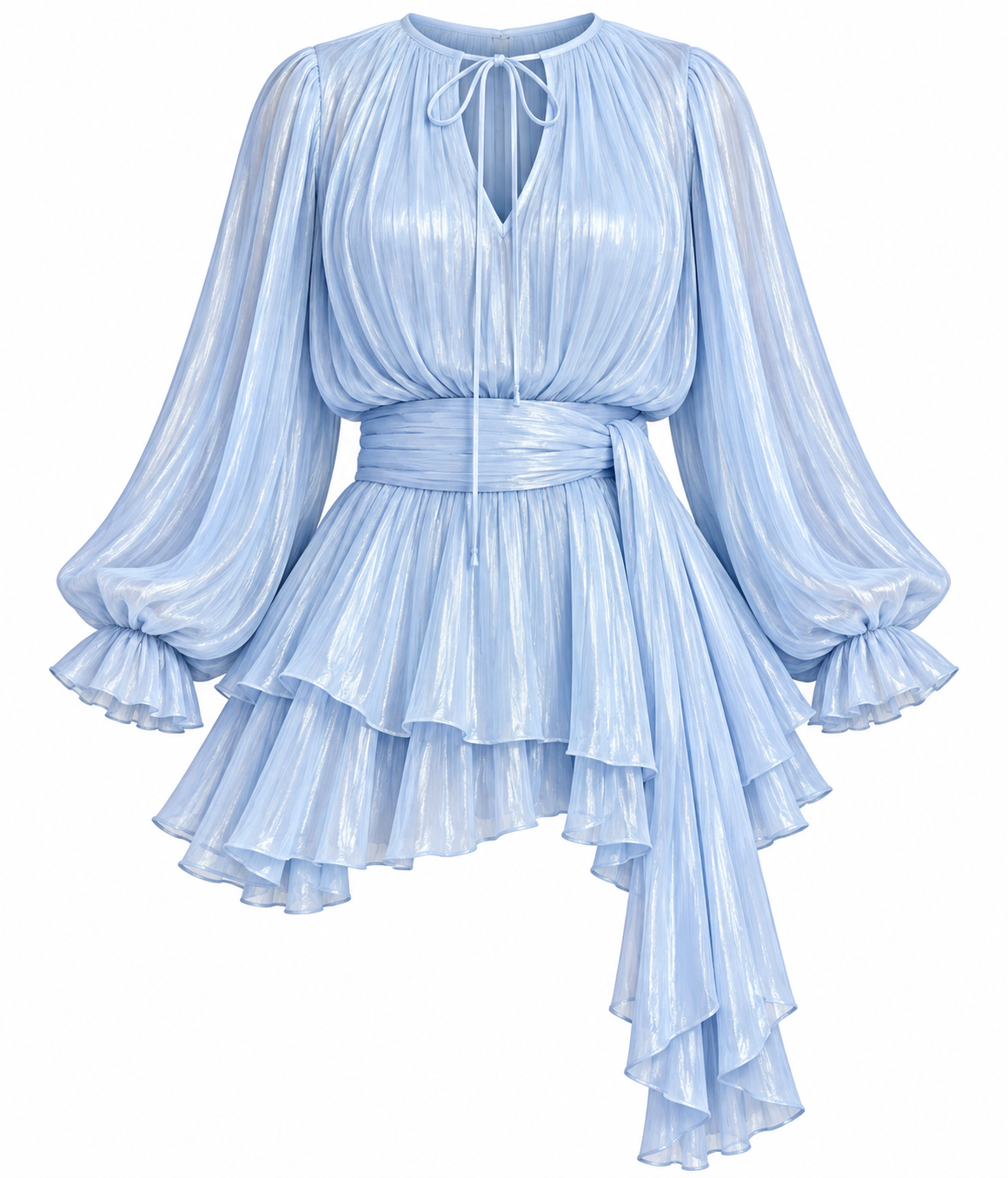 Ice Blue Elegance Dress/Top