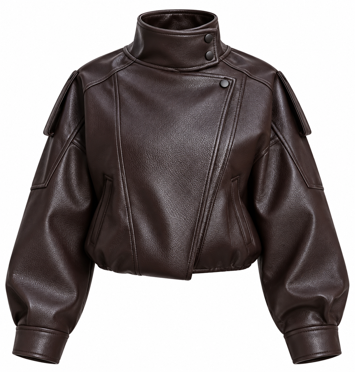 Dark Chocolate Leather Jacket