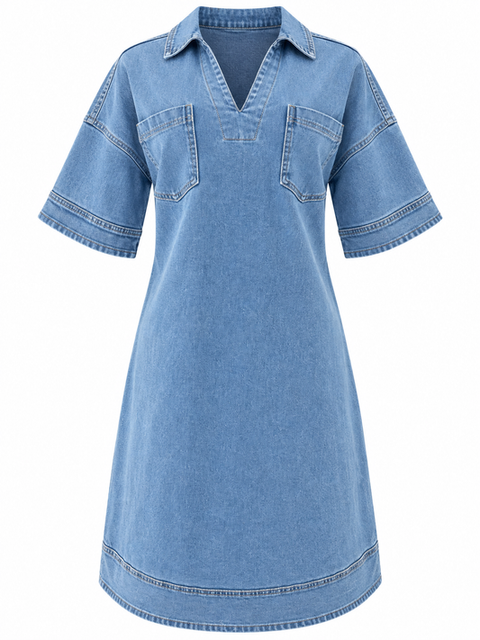 Skyline light Denim Dress