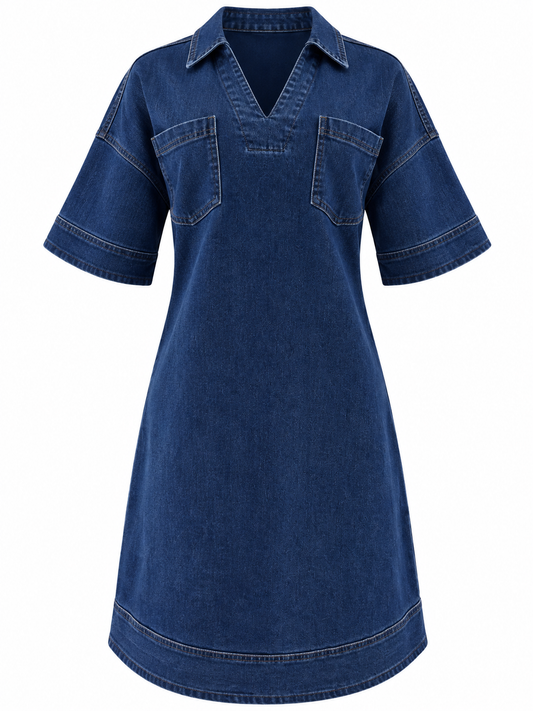 Midnight Dark Denim Dress