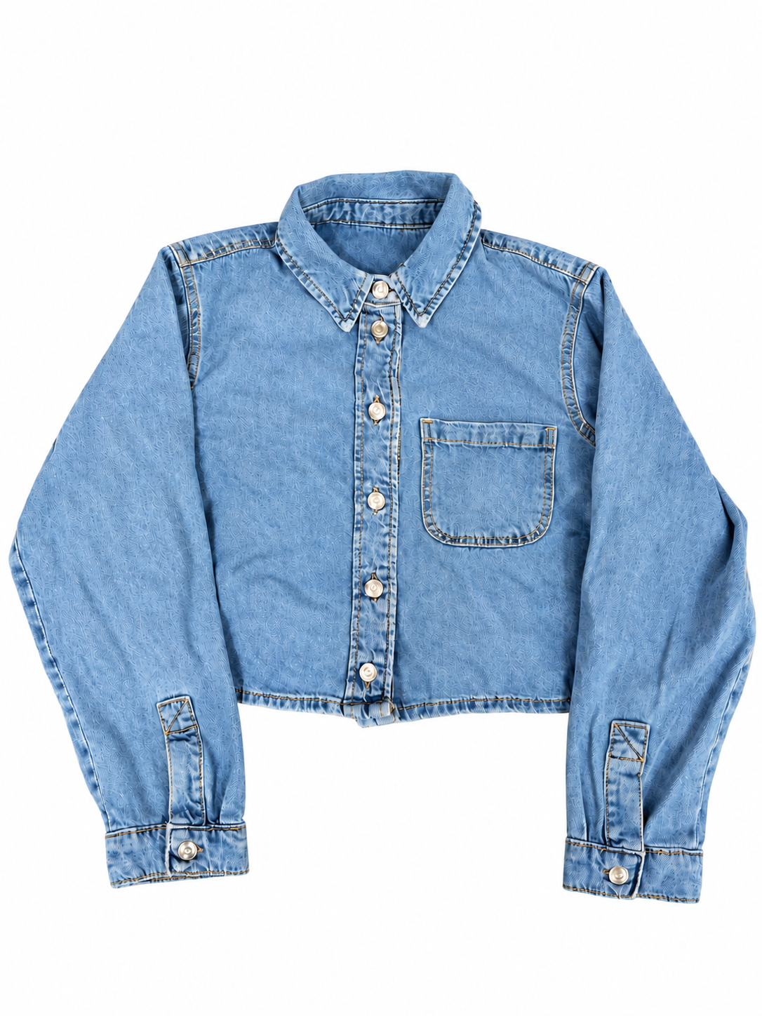 Denim Crop Jacket