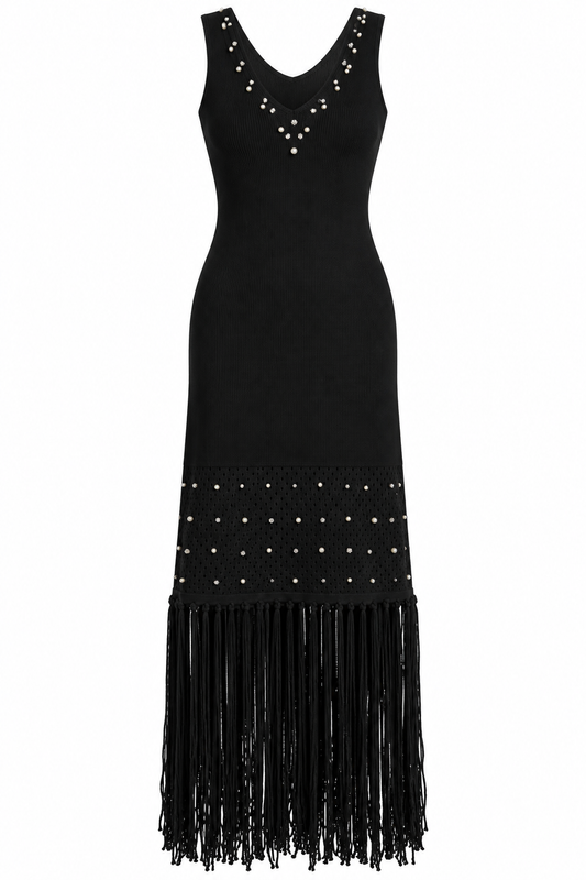 The Black Fringe Dress