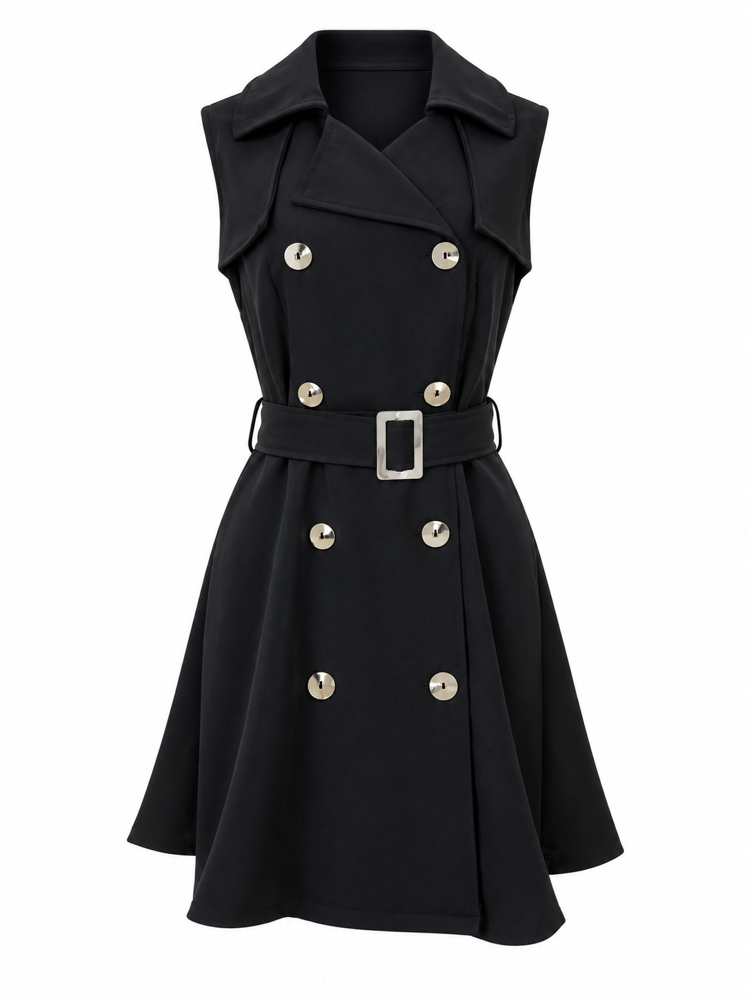 Black Trench Dress