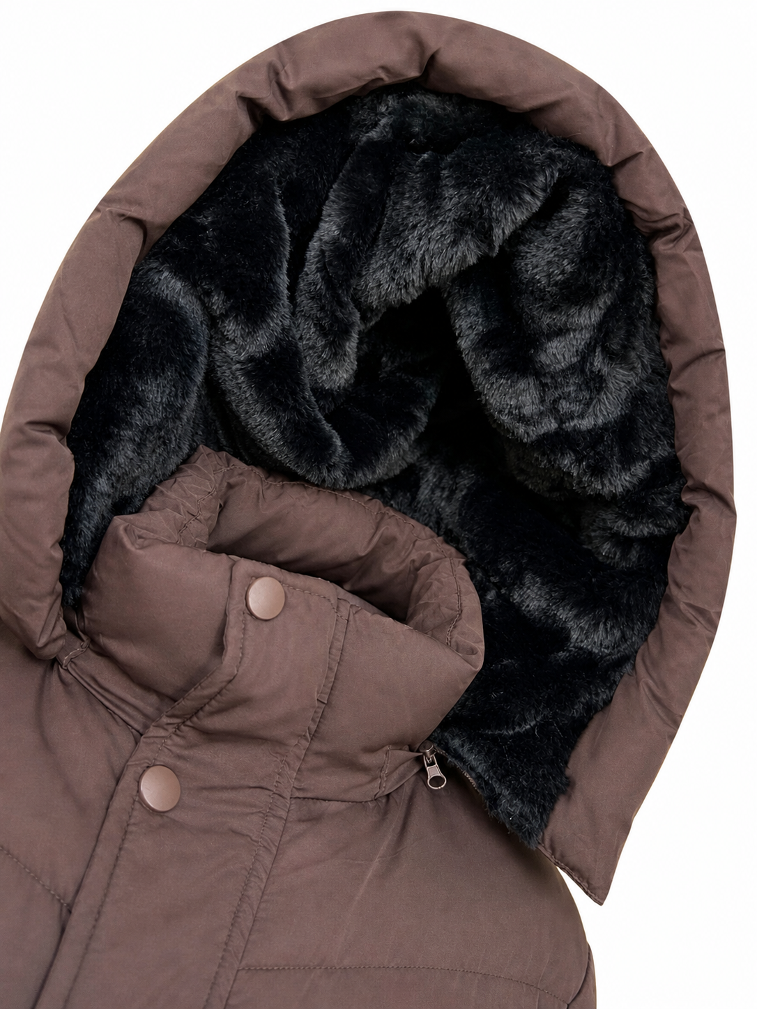 Pull & Bear Brown Cloud Puffer