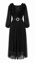 Black Swan Pleated Dress