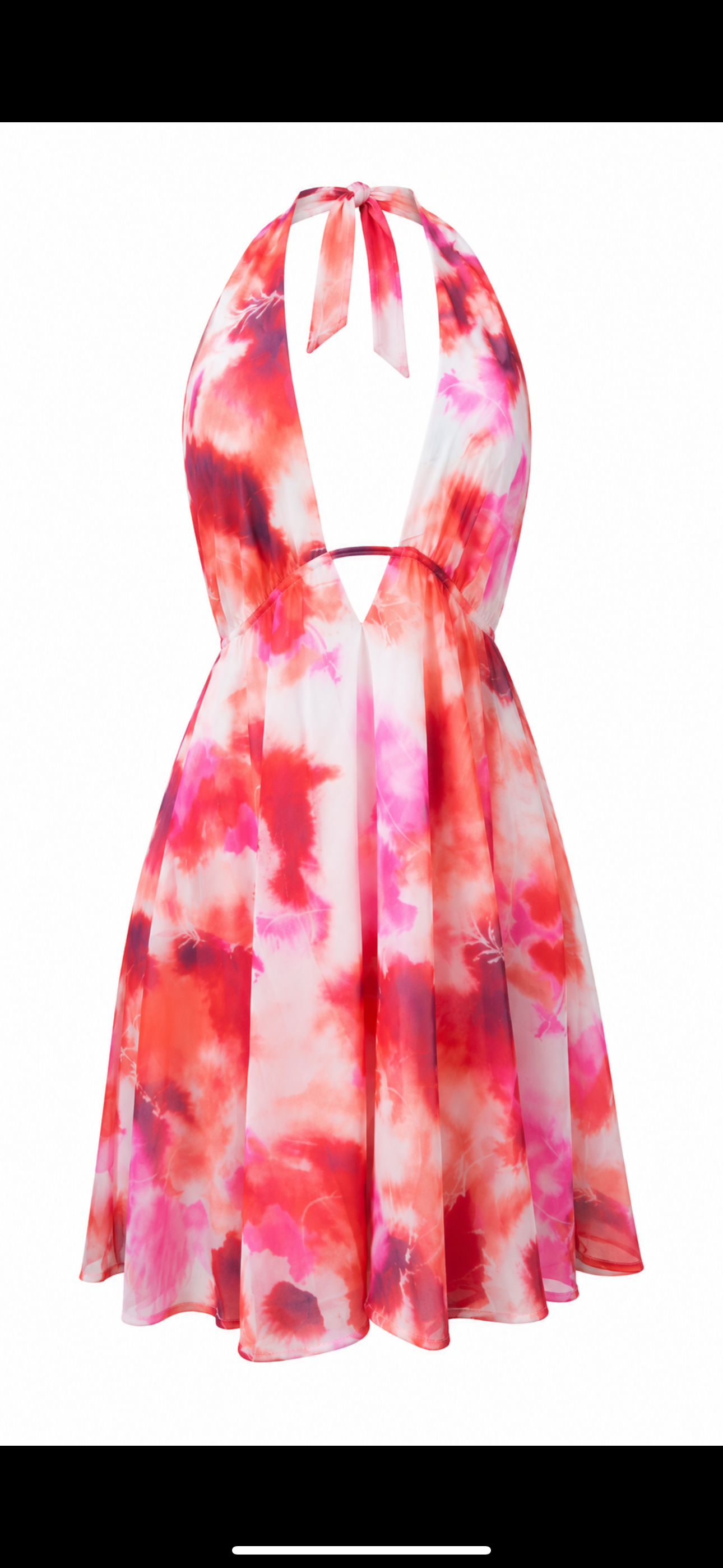 Sunset pink and orange Dream Dress