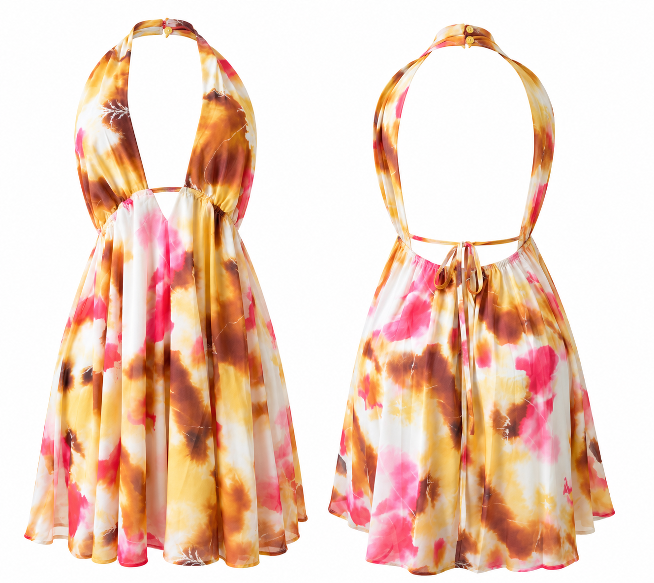 Sunset Orange Dream Dress