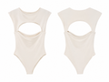 Cream Cut-Out Bodysuit