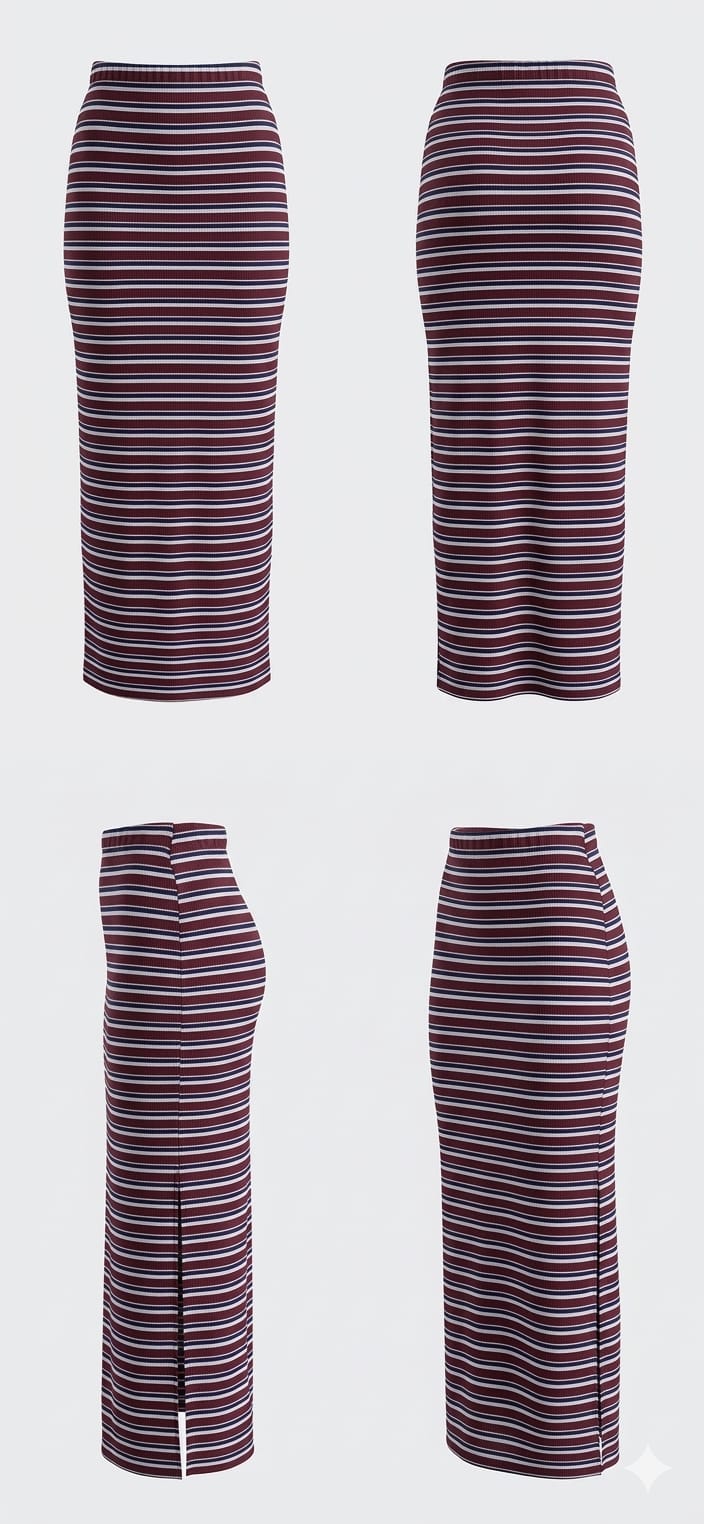 Stripped Skirt