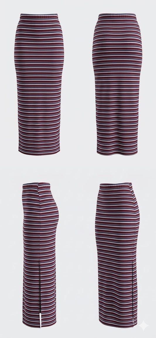 Stripped Skirt