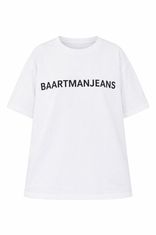 White Clean Cut Baartman Tee