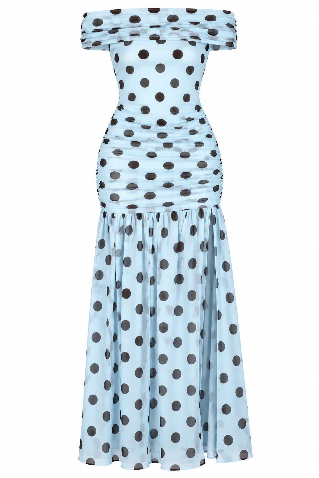Blue Polka Dot Dress