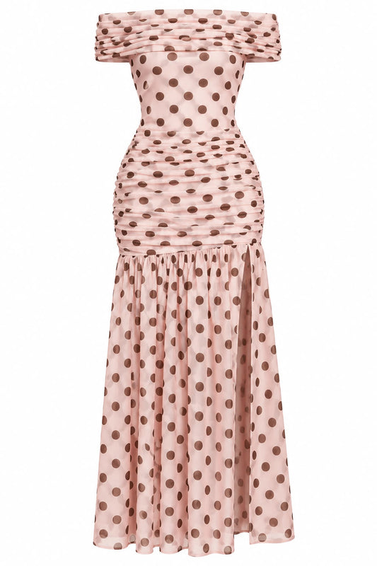 Pink Polka Dot Dress