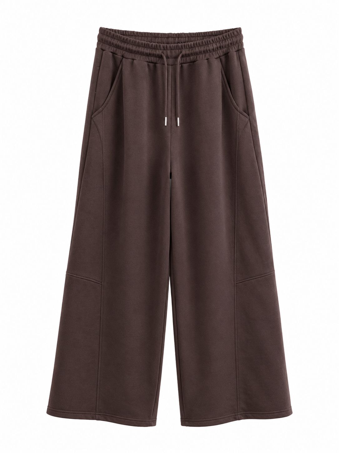 Brown Wide-Leg Pants
